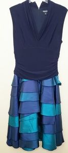 SLNY Navy Blue 10 Dress